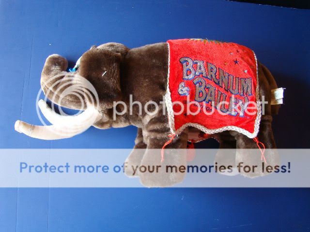 Ringling Bros. Barnum & Bailey Circus Elephant Souvenir Large Stuffed 