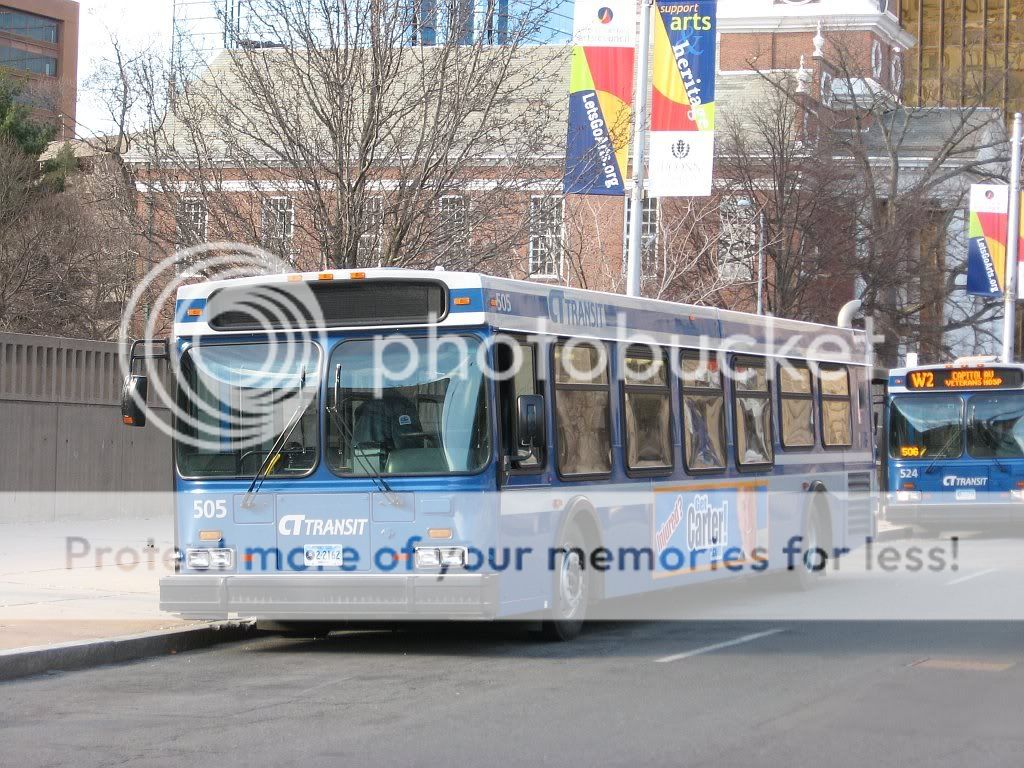 2005 CT Transit New Flyer D40LF 505, Main Street And Gold Street On ...