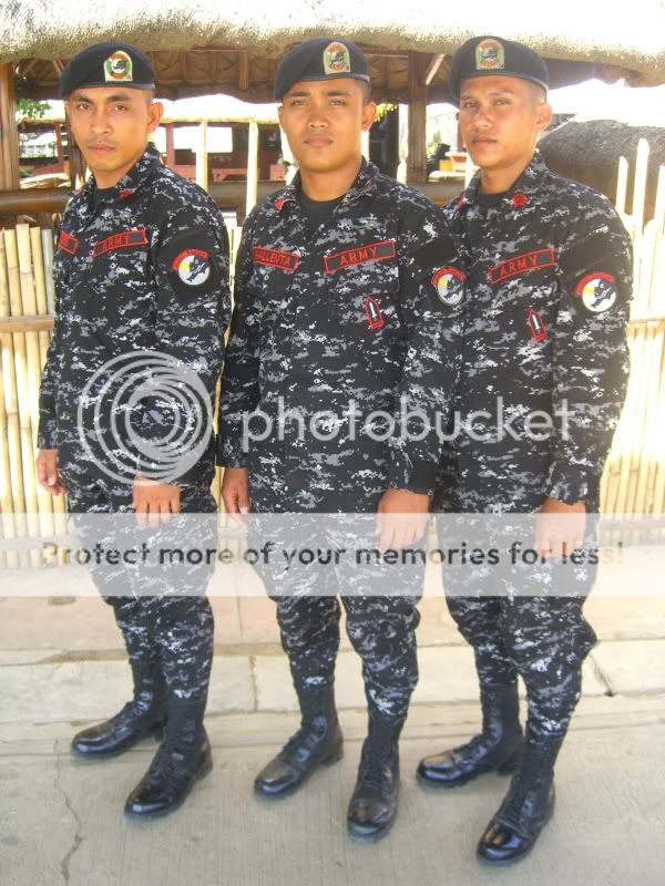Philippine Army Scout Ranger black digital uniform Picture060