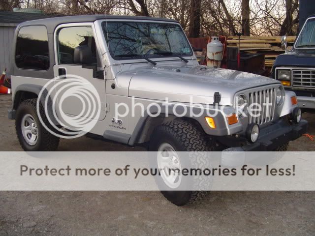 silver tj with a gray or kahki soft top pics please | Jeep Enthusiast ...