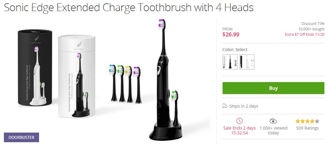 groupon toothbrush