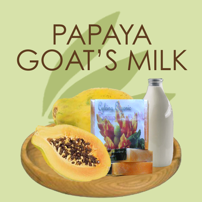 Cyleina Papaya Goats Milk soap