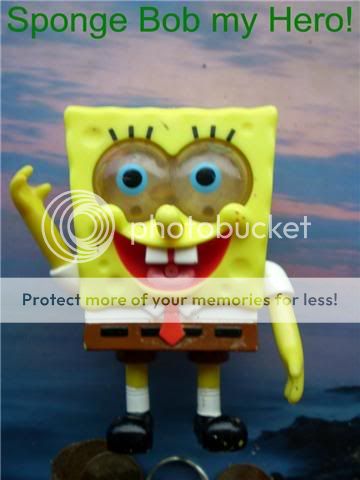 Spong Bob and gold "O" rescued from the drink Utipoyptpt