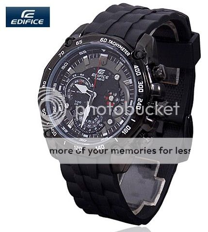 CASIO EF 550PB 1AV Edifice Chronograph Tachymeter Mens Watch