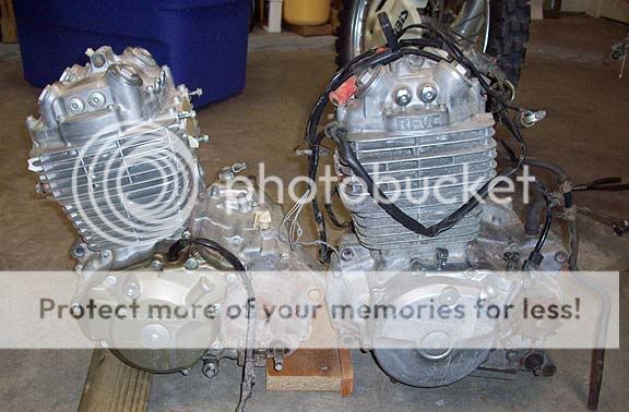 Will XR600 engine fit XR400 chassis? - XR600/650 - ThumperTalk xr 400 engine diagram 