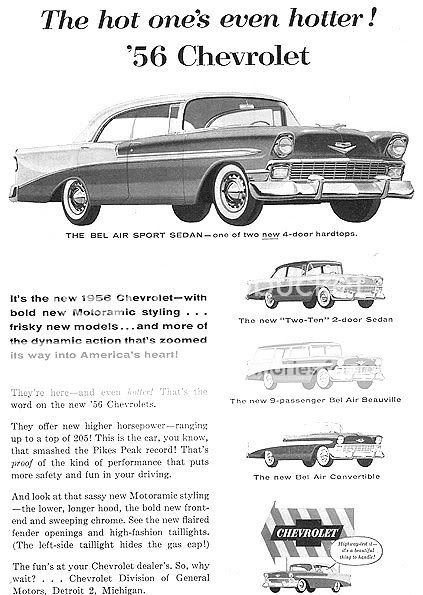 1955 - Pub Chevy 55-56-57 56Chevrolet18-vi