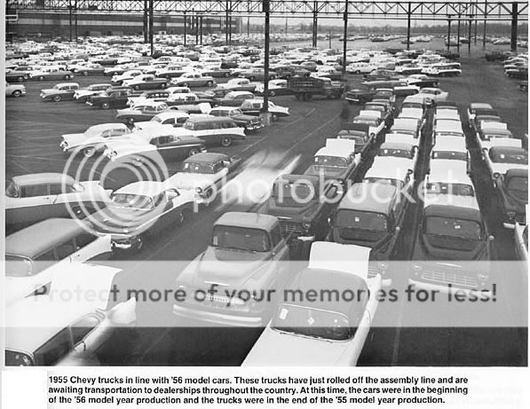 1955 - Chaine de montage Chevy 1955-56-57 56inline-4