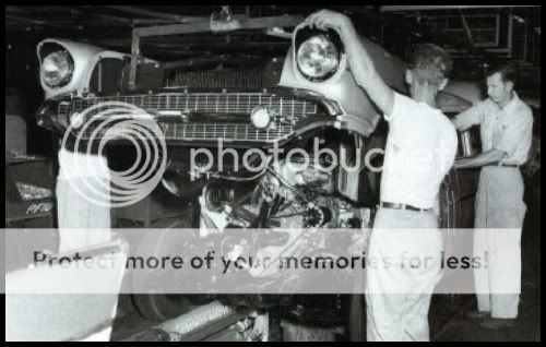 1955 - Chaine de montage Chevy 1955-56-57 57line6