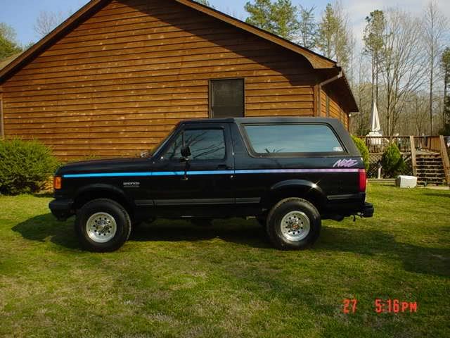 1991 Ford bronco nite edition #3