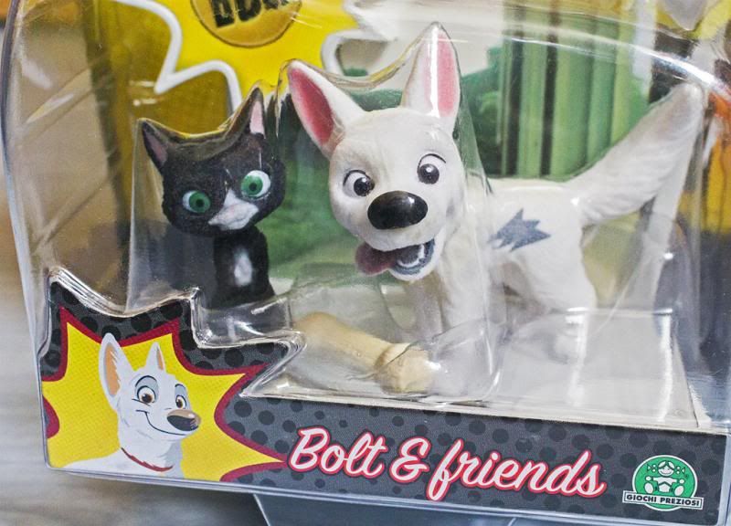 Disney Giochi Preziosi MOC Bolt & Friends Flocked Figurines Figures ...