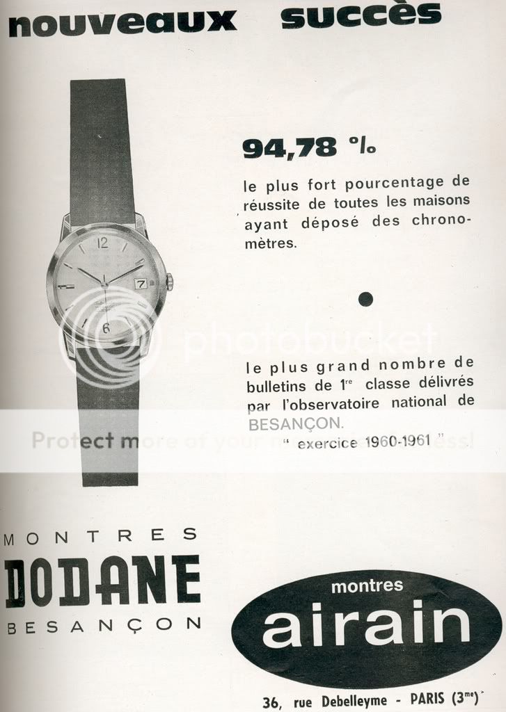 la gamme des chronos airain -1976- pas encore de quartz... Airain1961
