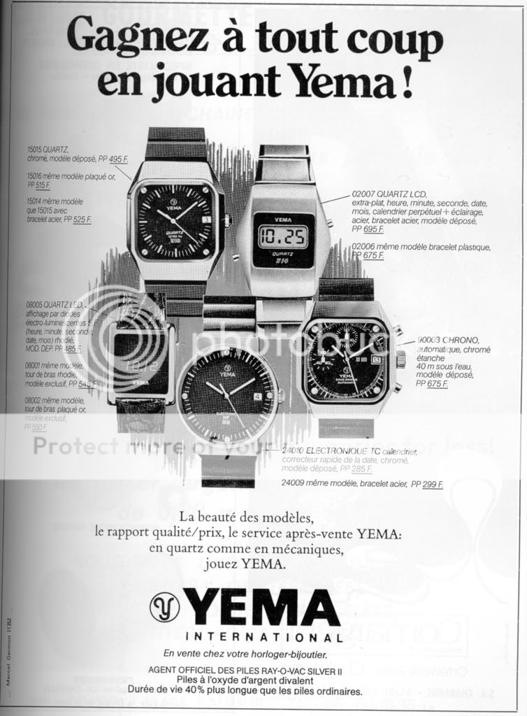 LE post sur les pubs Yema !!!! Yema1976