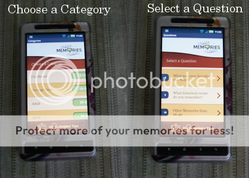 Second Two Saving Memories Forever App Screens