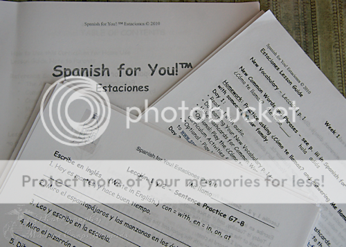 Spanish For You! Book, Worksheets, and Lesson Guide