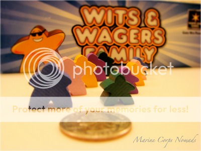 Wits and Wagers Meeples