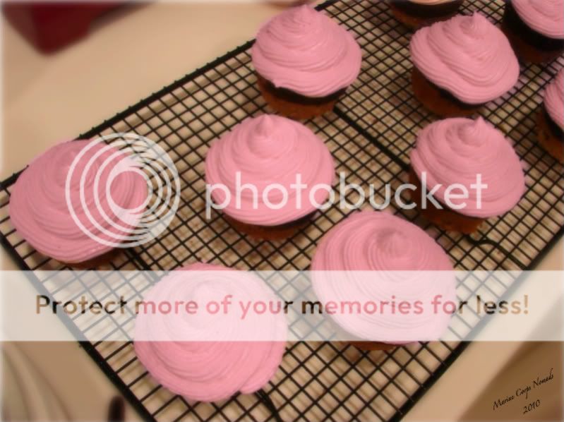 Pink Cupcake Circles