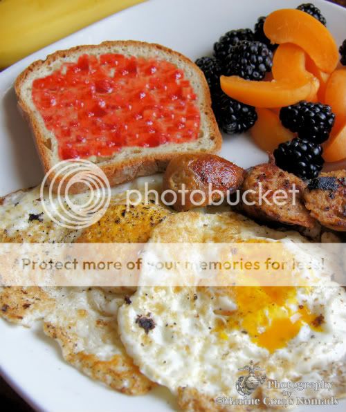 large breakfast platter