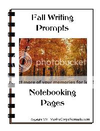 Fall Writing Prompts Notebooking Pages