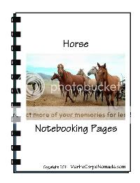Horse Notebooking Pages