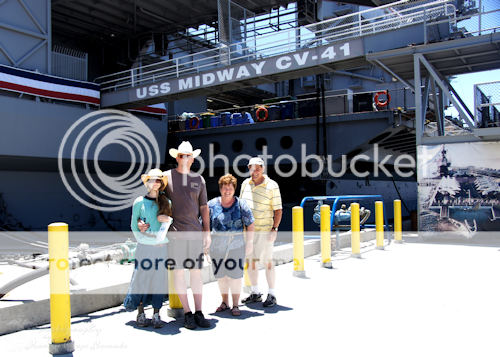 Family at USS Midway