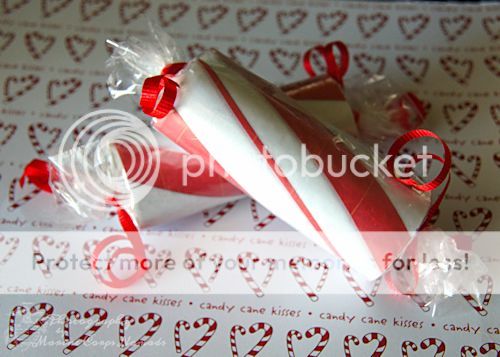 Candy Cane Treat Containers