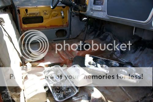 Stripped Out Truck Interior