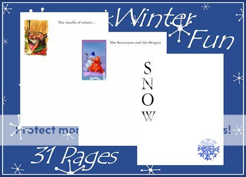 Winter Writing Prompts Notebooking Pages