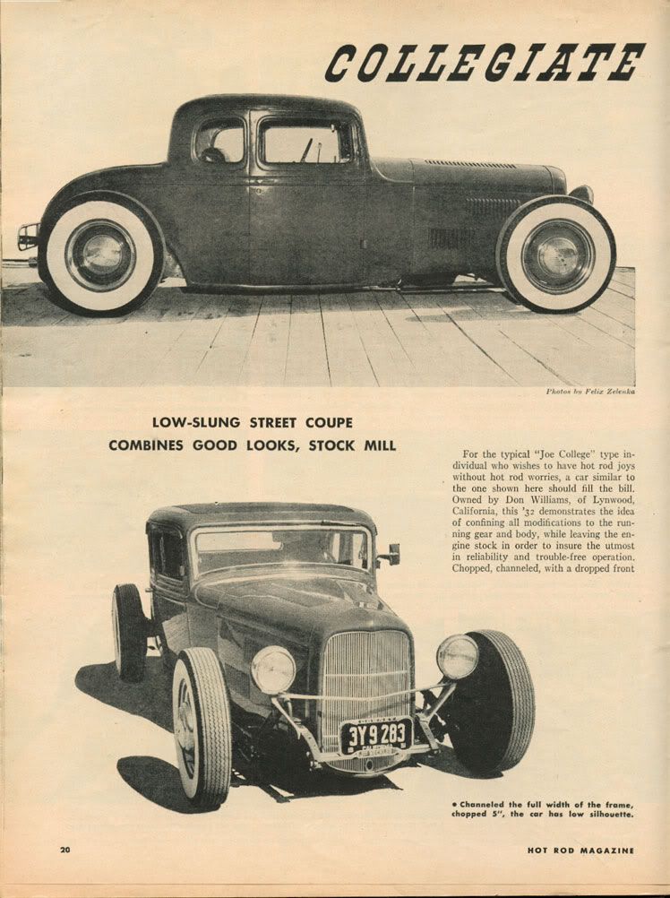 History - November 1951 Hot Rod Magazine Cover Coupe - Information ...