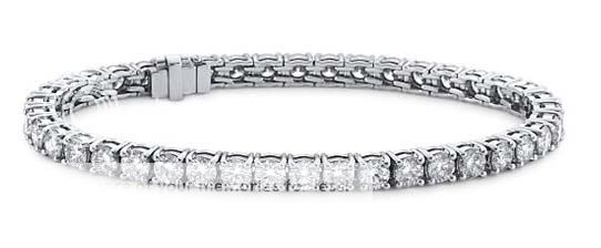 GORGEOUS CZ TENNIS BRACELET 925 Sterling Silver 7.25  