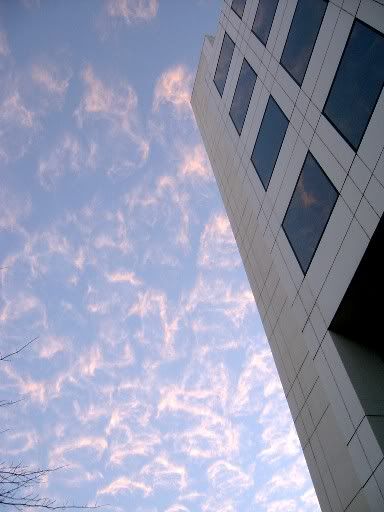 scalloped clouds and laughter