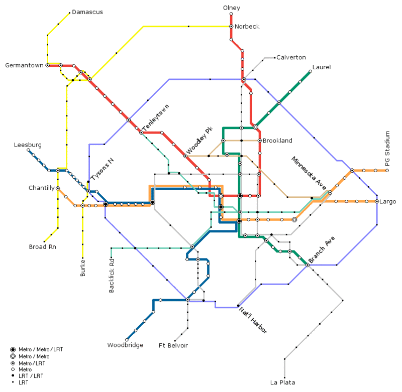 1999 WMATA expansion plan - Greater Greater Washington