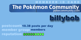 [PokeCommunity.com] Pokemon Community Member Card