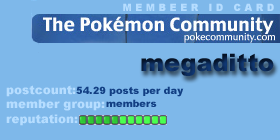 [PokeCommunity.com] Pokemon Community Member Card