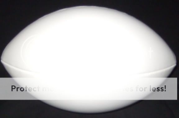 White Panel Signature Series Blank Autograph Football  