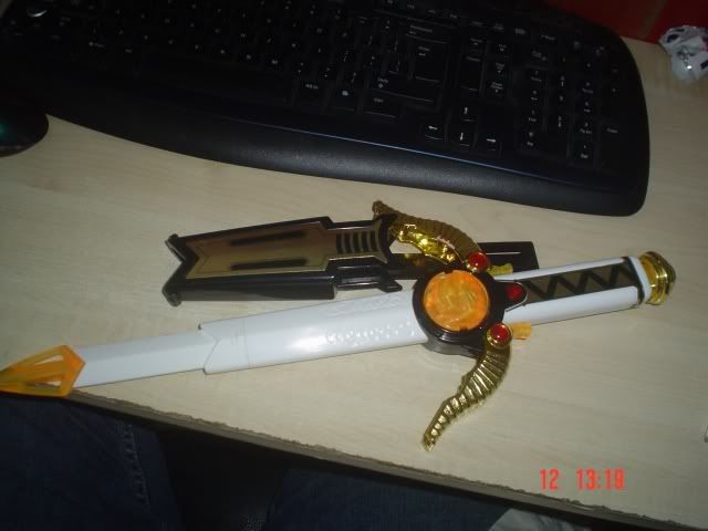 power rangers lost galaxy quasar saber replica