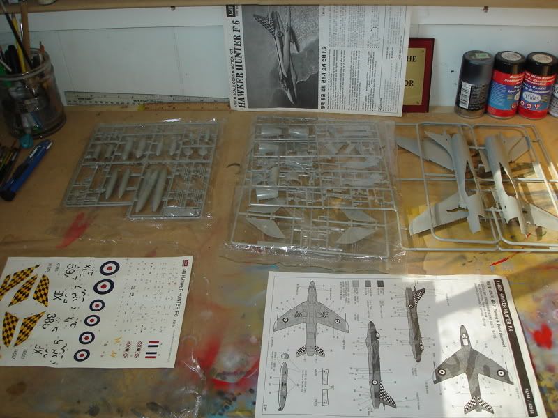 Hawker Hunter F.6  escala 1/48 scale DSC07146