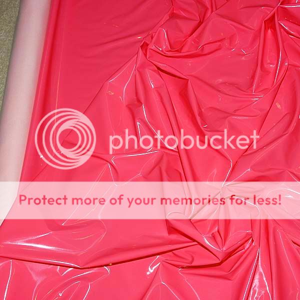 PLEATHER VINYL FABRIC STRETCH HOT PINK 56 BY THE YARD  