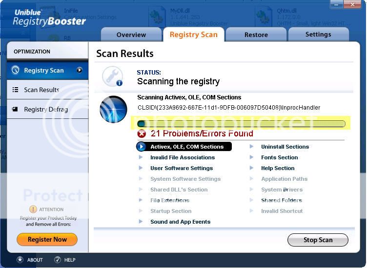 Giới thiệu & Hướng dẫn sử dụng phần mềm Uniblue PowerSuite (RegBooster, SpeedUpMyPC, SpyEraser) Dangscan
