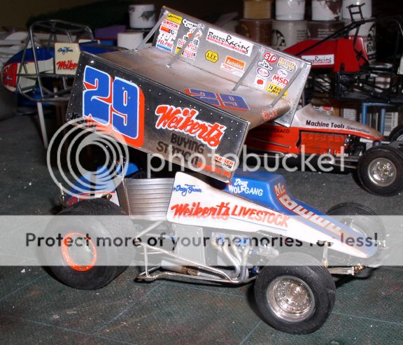 Doug Wolfgang/Weikert's Livestock Sprint Car - WIP: Model Cars - Model ...