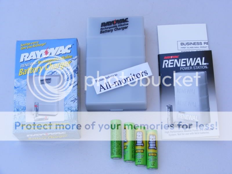 Renewal rechargeable alkaline batteries provide a full 1.5V charge 