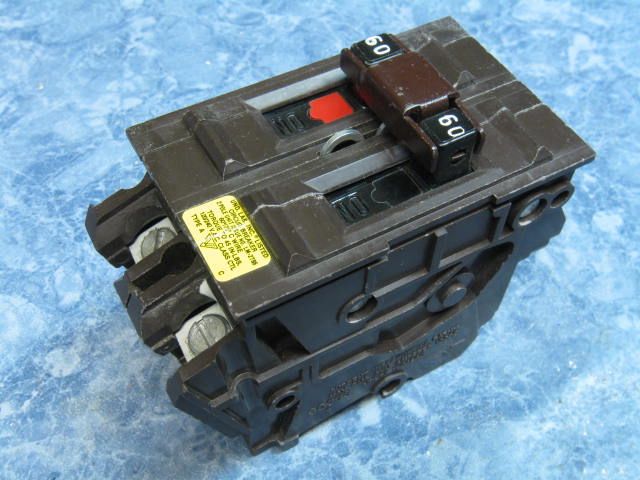 WADSWORTH 60 Amp 120/240 Volt Double Pole Circuit Breaker