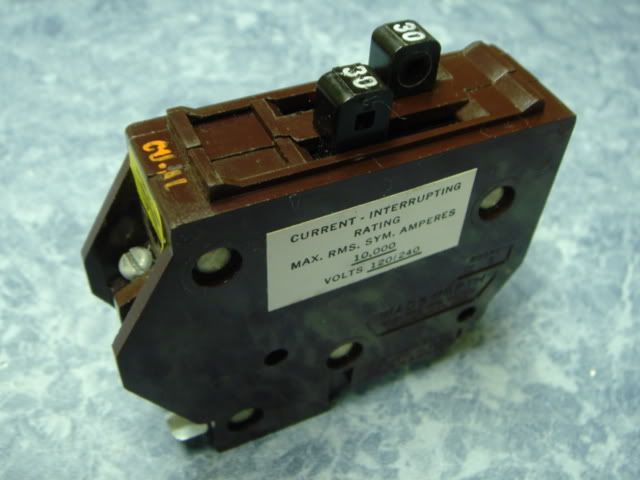 B3030 WADSWORTH 30 Amp 120 Volt TWIN Single Pole Circuit Breaker