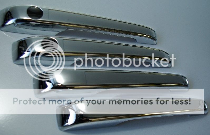 Chrome Exterior Door Handles SET Handle Trim for MK1 MK2 Golf Jetta