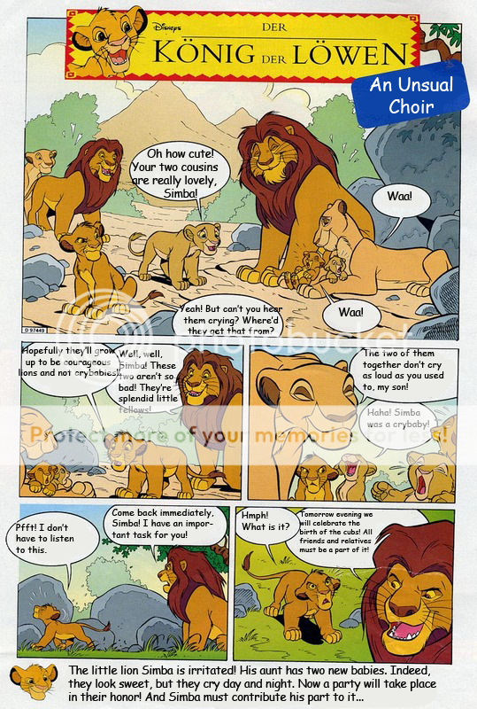 historietas del rey leon! Choir01