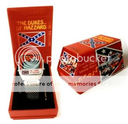 DUKES_OF_HAZZARD~ 1981_MUSICAL_ALARM_WATCH~ MIB~WORKING~ PLAYS_ DIXIE