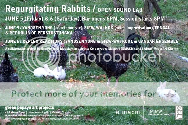 Regurgitating Rabbits / OPEN SOUND LAB Regurgitatingrabbits