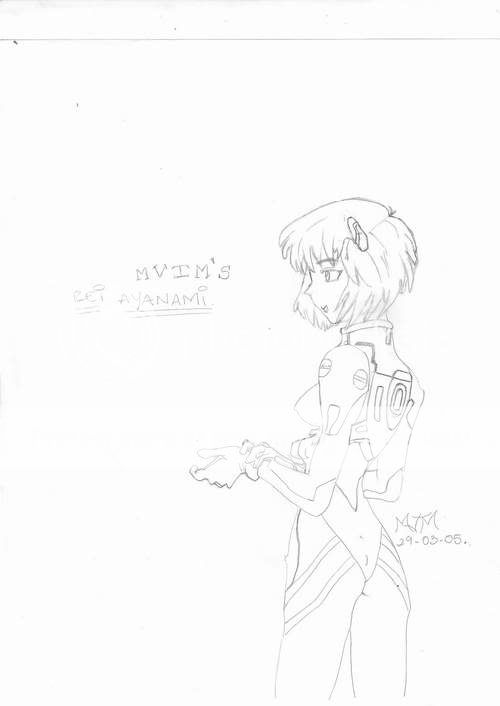 Rei Ayanami's Sketch *lookie*