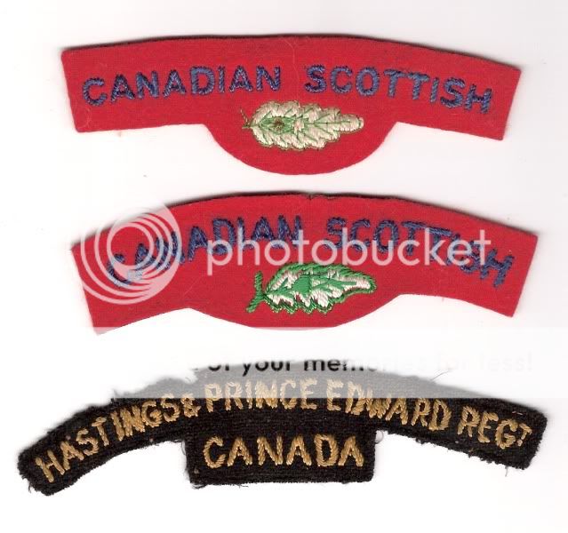 Canadian Scottish Insignia Canscothpehobson0001