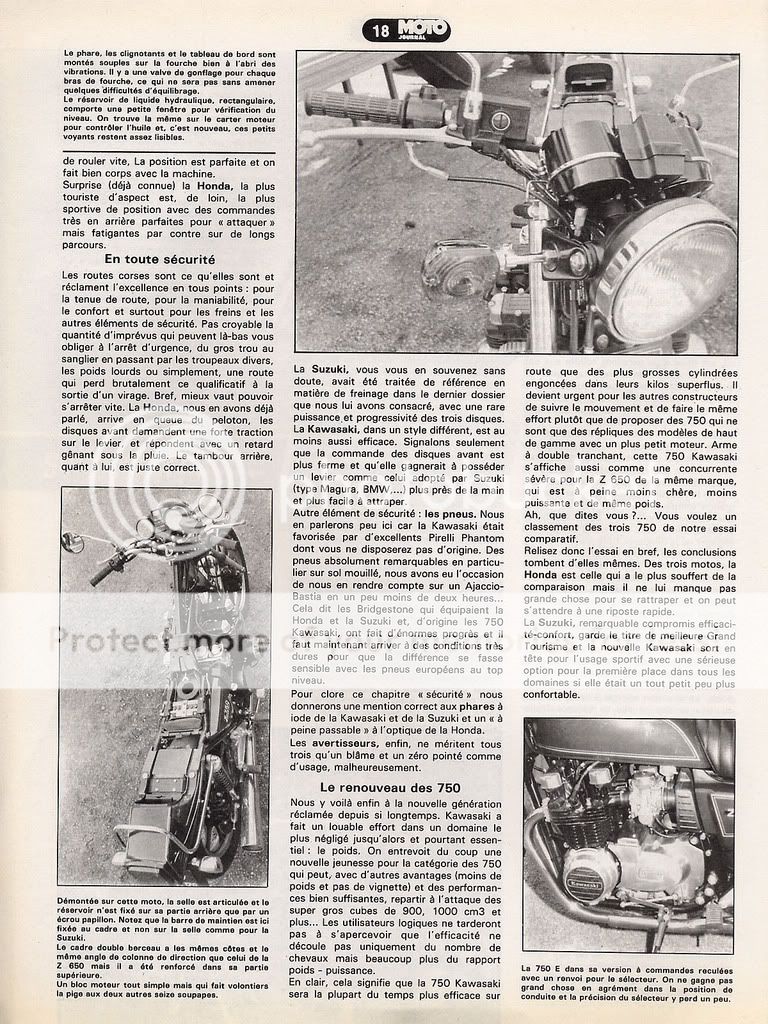 la Z 750 E dans la presse Motojournal453page7