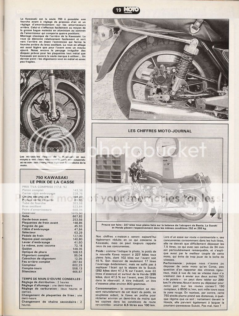 la Z 750 E dans la presse Motojournal453page8